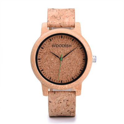 Men's Bamboo Cork Watch A05-1 Men's watch Free Man 