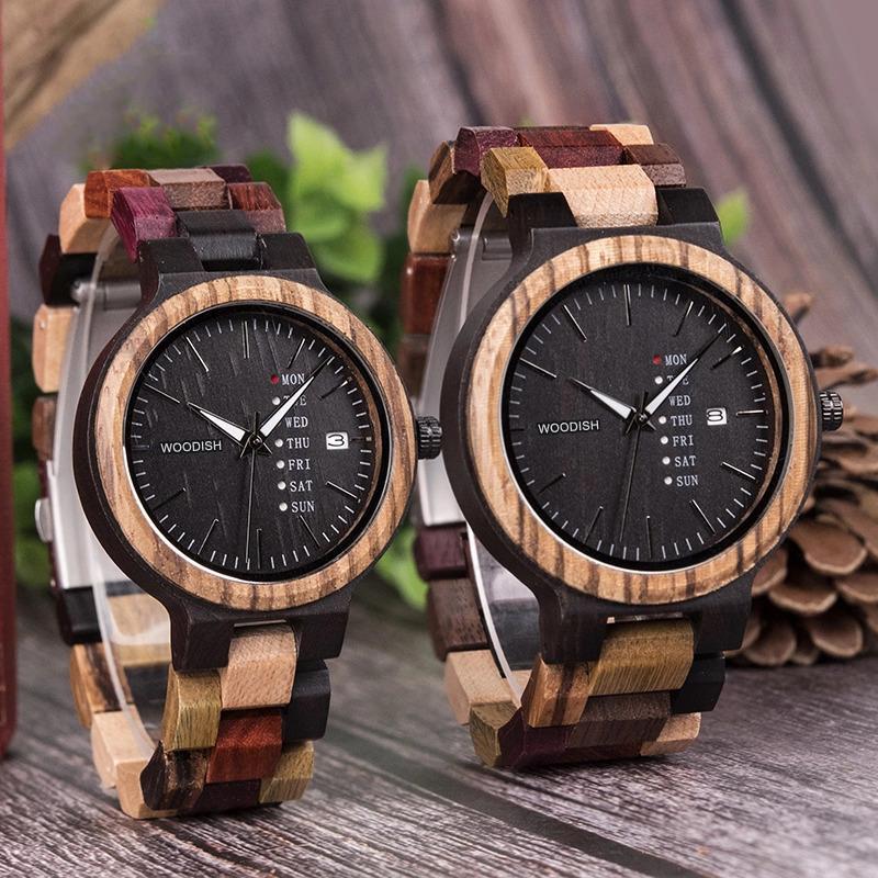 MEN’S RAINBOW WOODEN WATCH P14-1 Men's watch Bobo Bird 