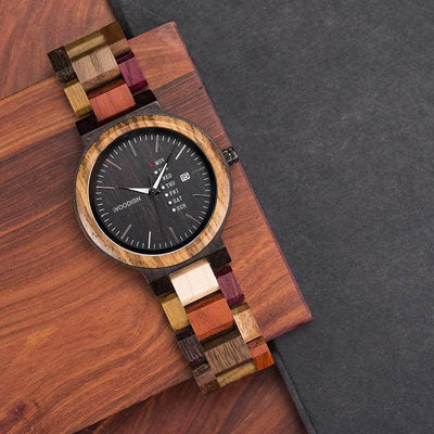 MEN’S RAINBOW WOODEN WATCH P14-1 Men's watch Bobo Bird 