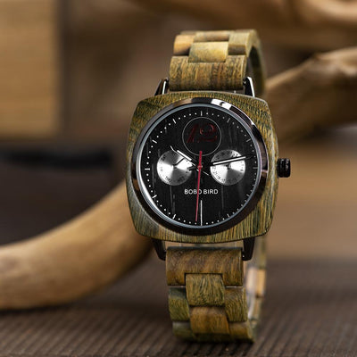 MENS STYLISH WOODEN WATCH S06-3 Men's watch WoodishSA 