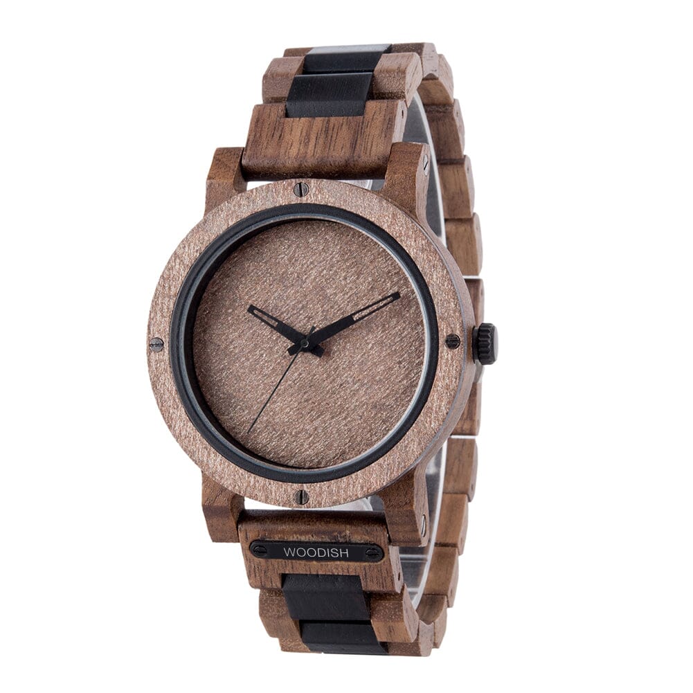 Men's Walnut and Olive Wooden Watch GT089-6 Men's watch Bobo Bird 