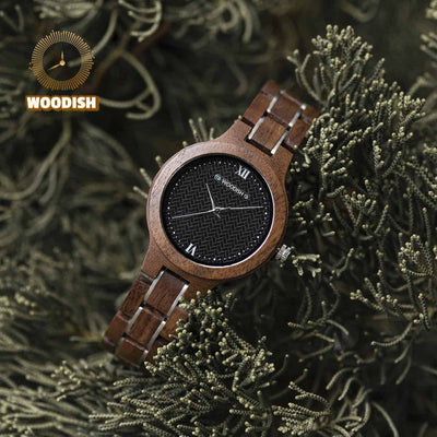 Natural Women's Walnut Wooden Watch - GT055-1 Women's watch Bobo Bird 