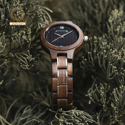 Natural Women's Walnut Wooden Watch - GT055-1 Women's watch Bobo Bird 