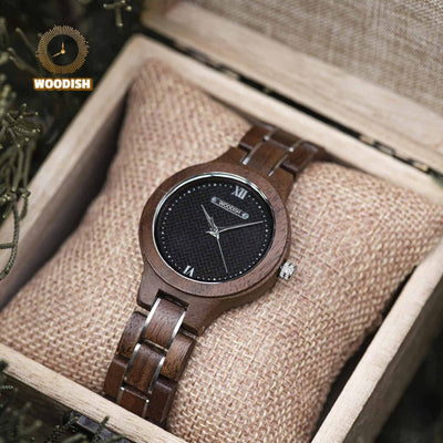 Natural Women's Walnut Wooden Watch - GT055-1 Women's watch Bobo Bird 