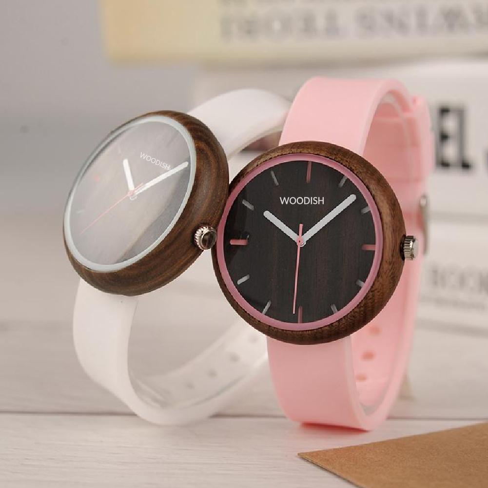 Silicone & Wooden Women's Watch R28-2 Women's watch Bobo Bird 