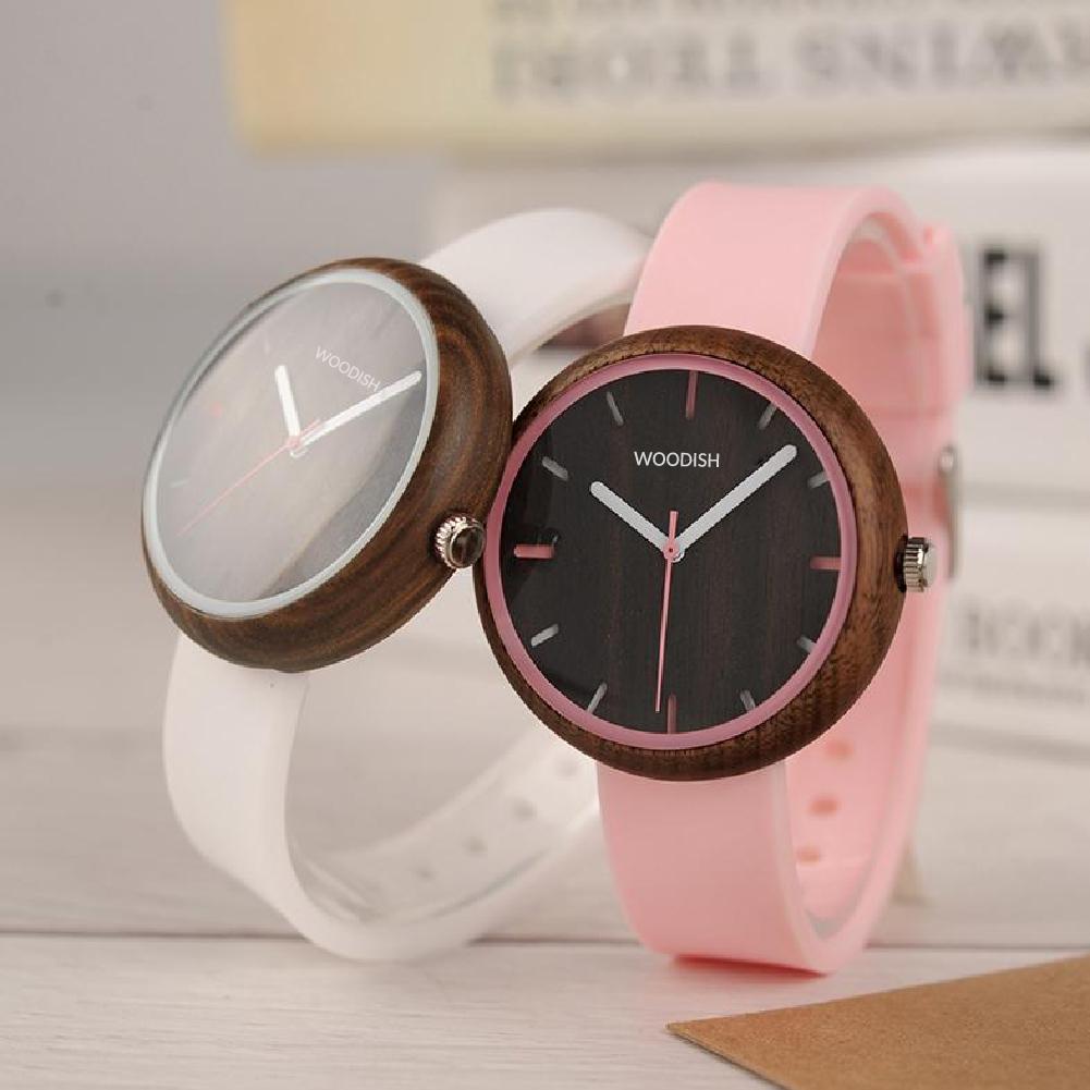 Silicone & Wooden Women's Watch R28-3 Women's watch Bobo Bird 