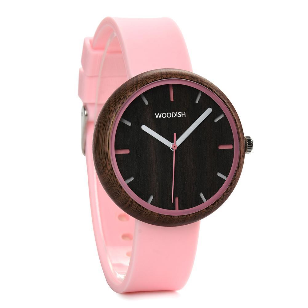 Silicone & Wooden Women's Watch R28-3 Women's watch Bobo Bird 