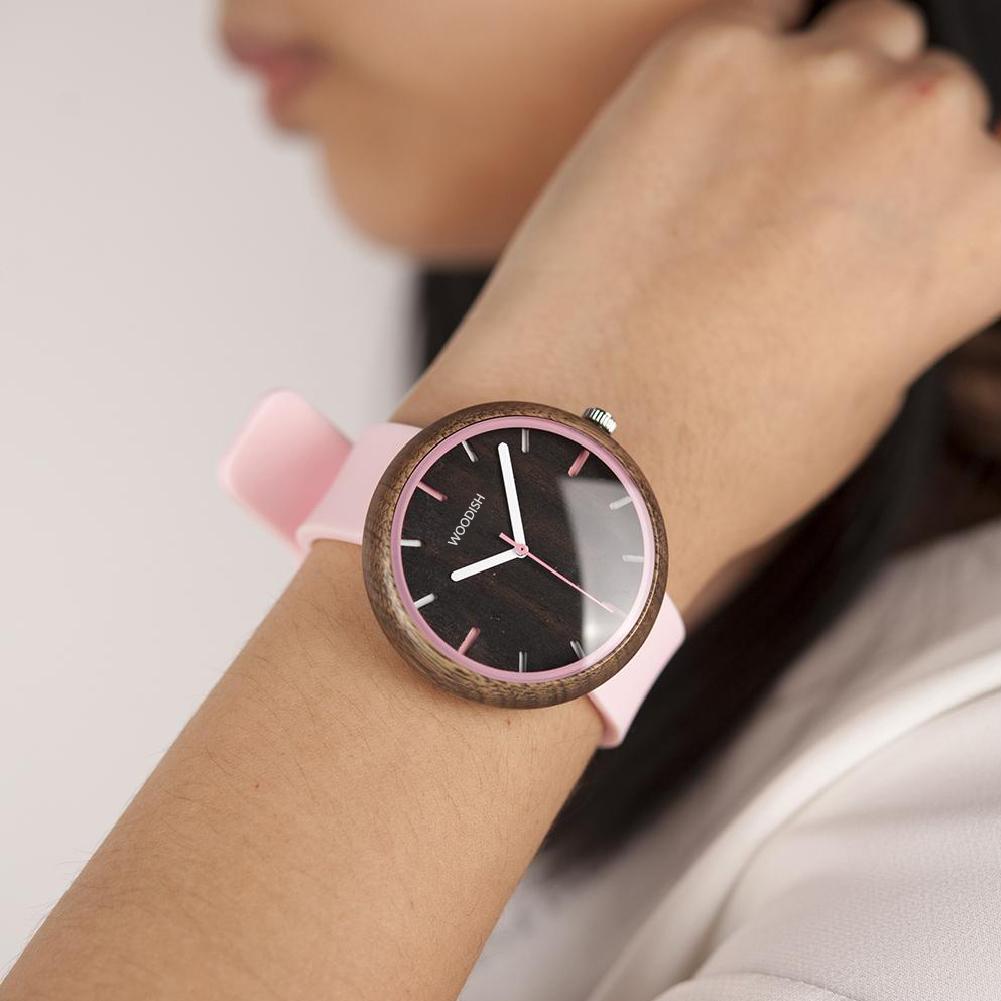 Silicone & Wooden Women's Watch R28-3 Women's watch Bobo Bird 