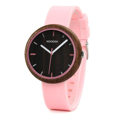 Silicone & Wooden Women's Watch R28-3 Women's watch Bobo Bird 