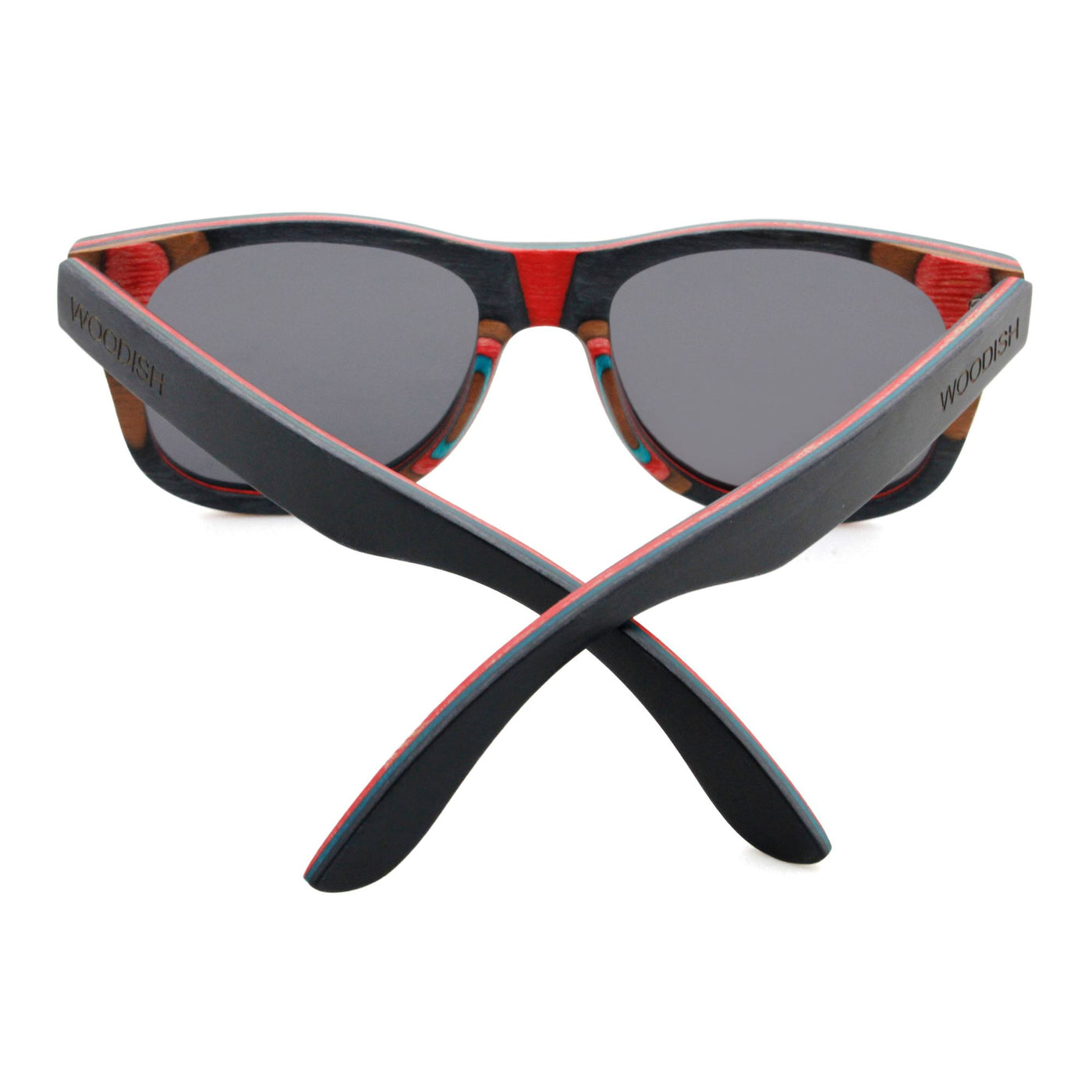 Skateboard Wood Gray Lens Polarized Sunglasses 3210-1 Unisex Sunglasses Retsing Eyewear 