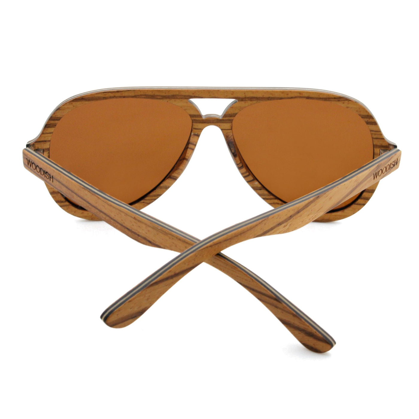 Stylish Layered Zebrawood Polarized Sunglasses 5630-3 Unisex Sunglasses Retsing Eyewear 