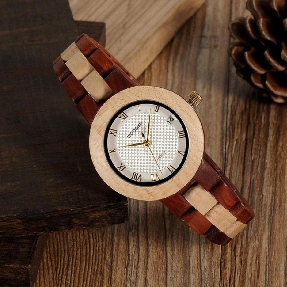 Two-Tone Wooden Women’s Watch M19 Women's watch Bobo Bird 