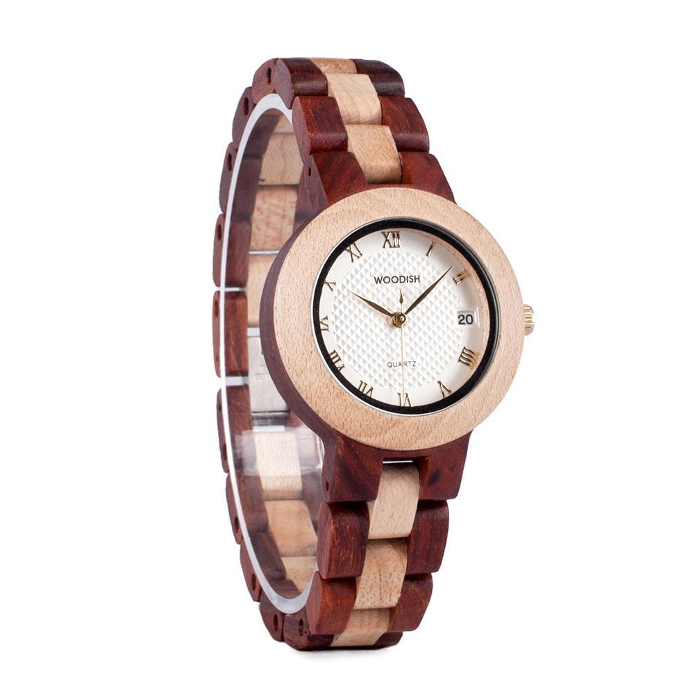 Two-Tone Wooden Women’s Watch M19 Women's watch Bobo Bird 