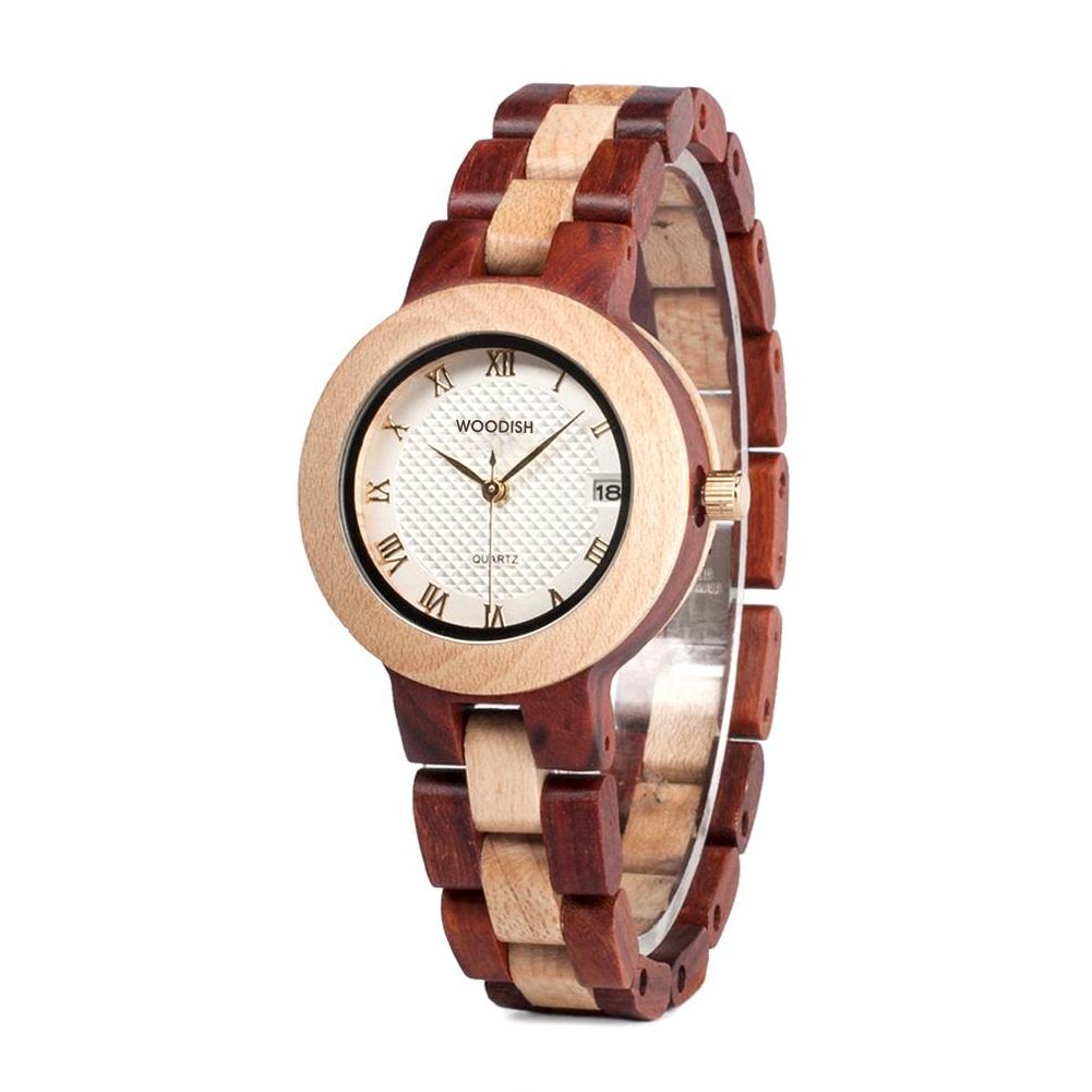 Two-Tone Wooden Women’s Watch M19 Women's watch Bobo Bird 