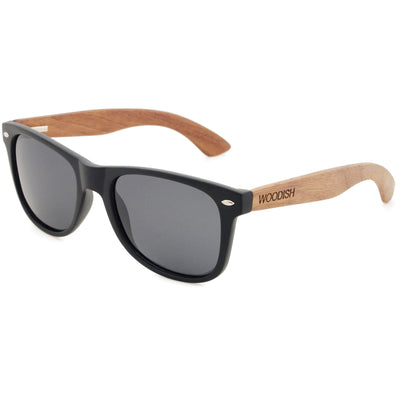 Unisex Gray Lens Polarized Walnut Sunglasses S703 Unisex Sunglasses Retsing Eyewear 