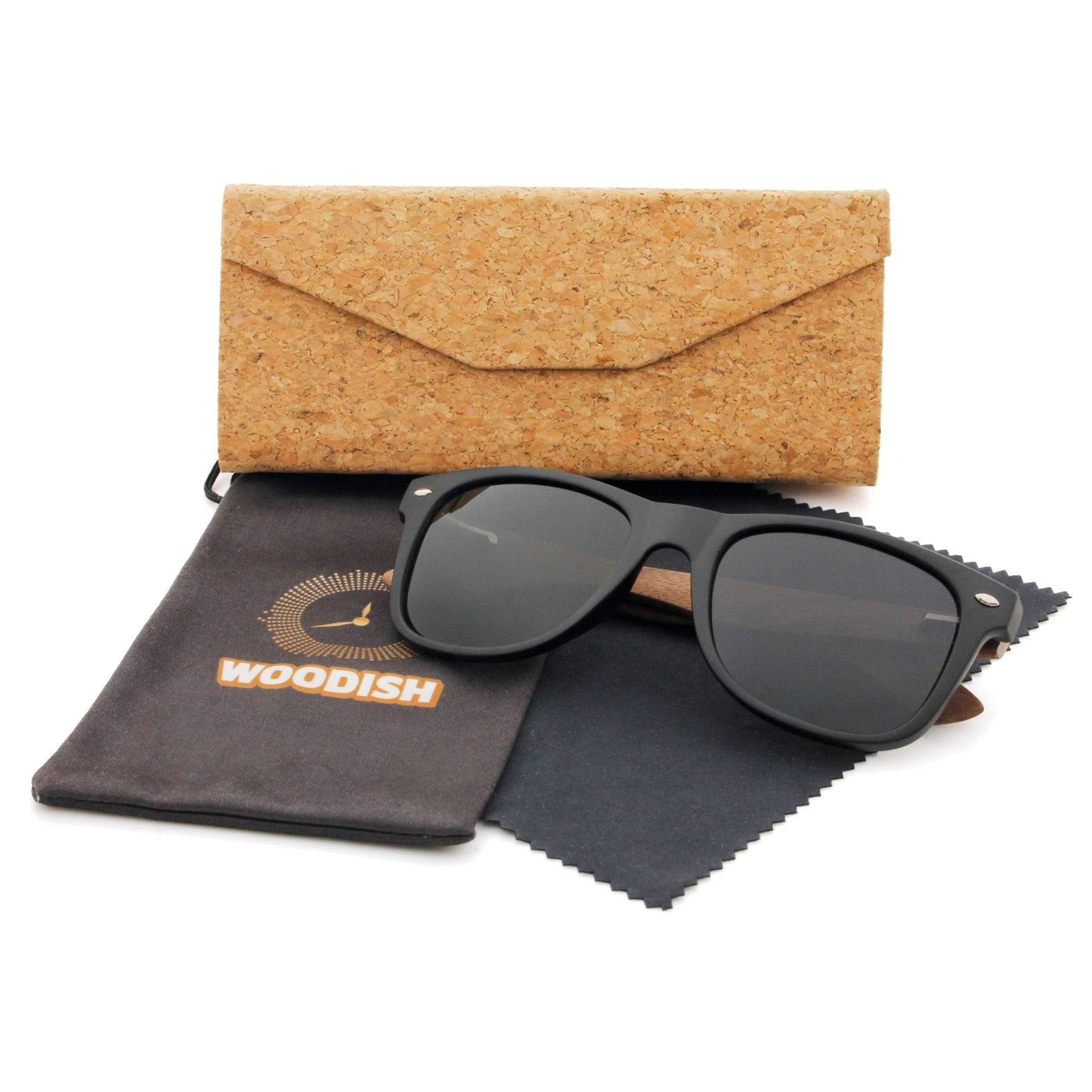 Unisex Gray Lens Polarized Walnut Sunglasses S703 Unisex Sunglasses Retsing Eyewear 