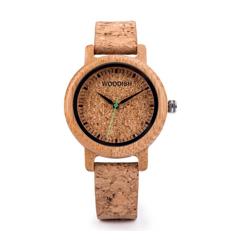 Women's Bamboo Cork Watch A05-2 Women's watch Free Man 