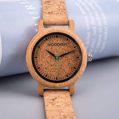 Women's Bamboo Cork Watch A05-2 Women's watch Free Man 