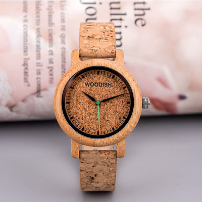 Women's Bamboo Cork Watch A05-2 Women's watch Free Man 