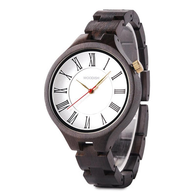 WOMEN'S HINZE EBONY WOODEN WATCH - Q011-1 Women's watch Bobo Bird 