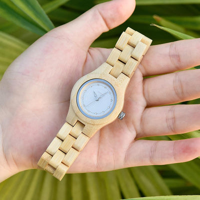 WOMEN'S NATURAL BAMBOO WOOD WATCH - O10 Women's watch Bobo Bird 