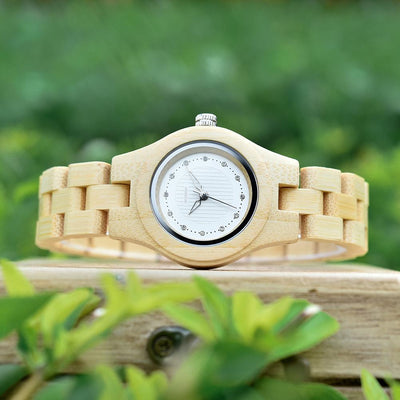 WOMEN'S NATURAL BAMBOO WOOD WATCH - O10 Women's watch Bobo Bird 