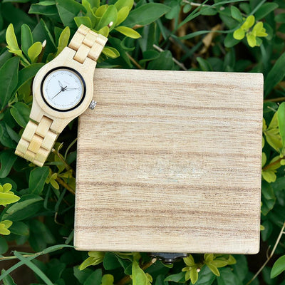 WOMEN'S NATURAL BAMBOO WOOD WATCH - O10 Women's watch Bobo Bird 