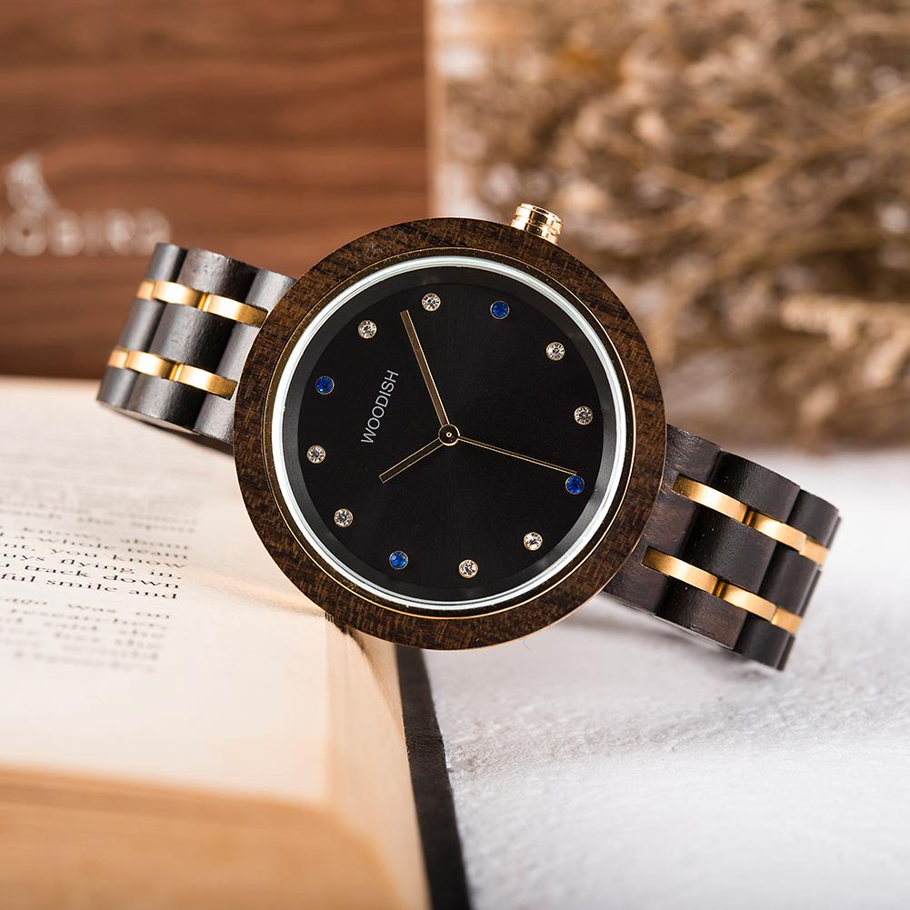 WOMEN'S POLARIS EBONY WOODEN WATCH - T33 Women's watch Bobo Bird 