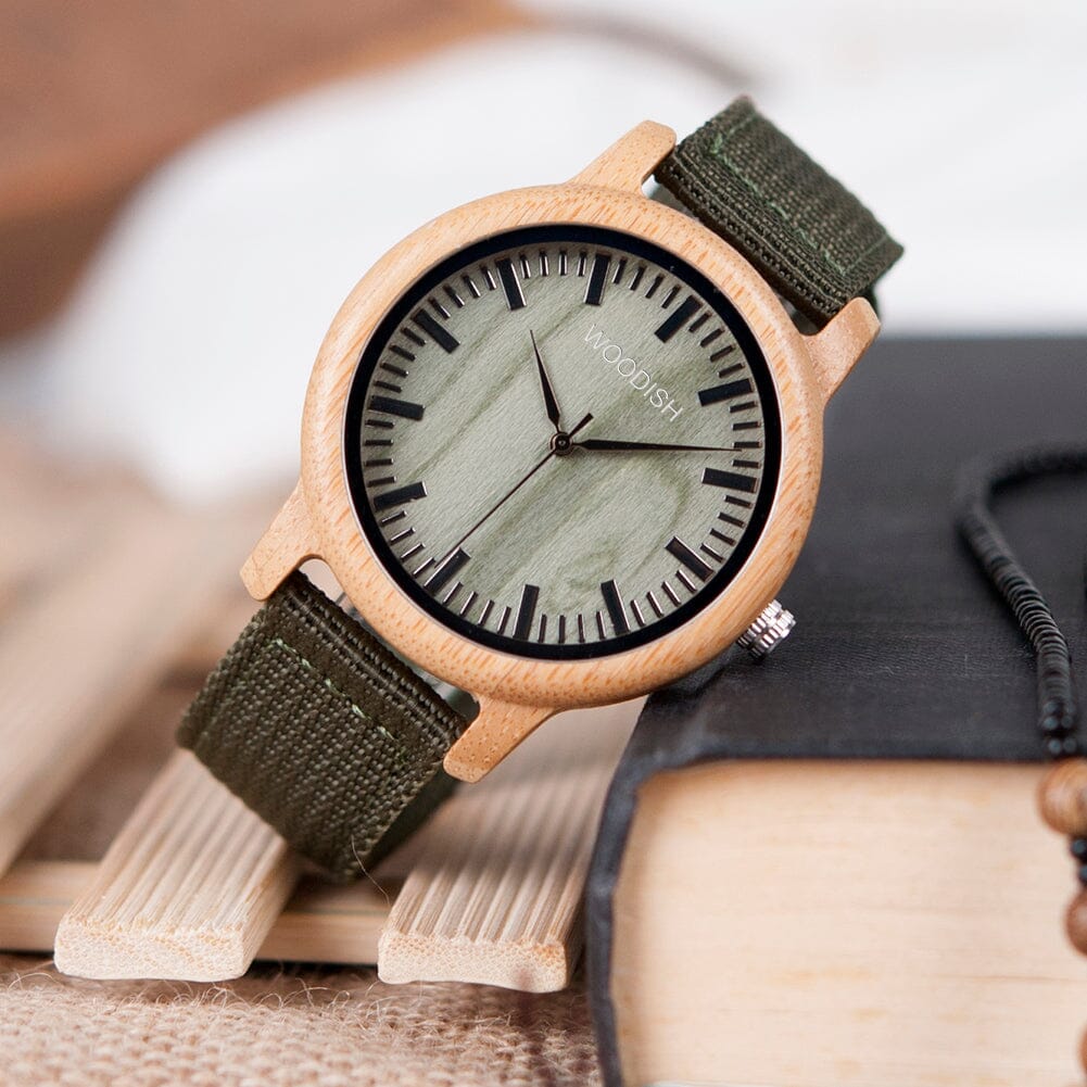 Wooden Bamboo Watch GD011-AB Unisex watches Bobo Bird 