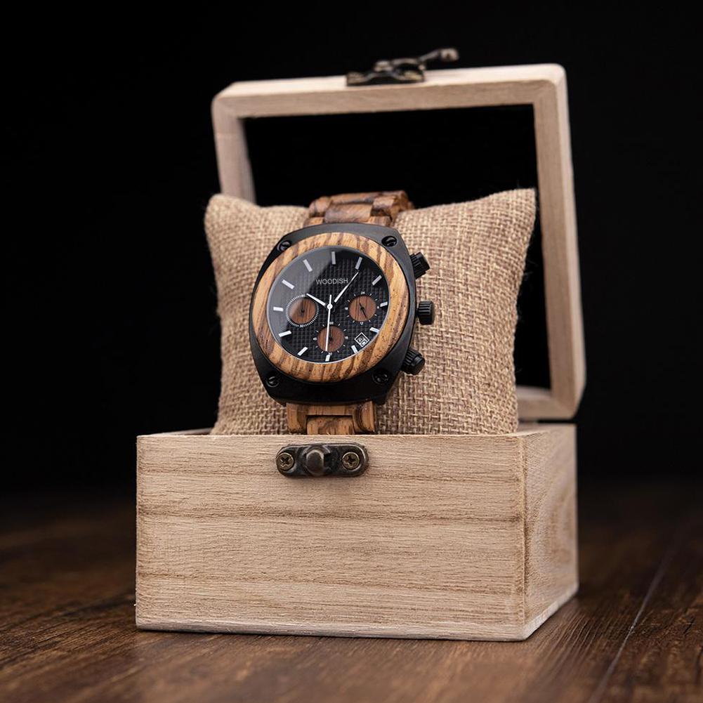 Wooden Mens Handmade Watch T08-4 Men's watch Bobo Bird 